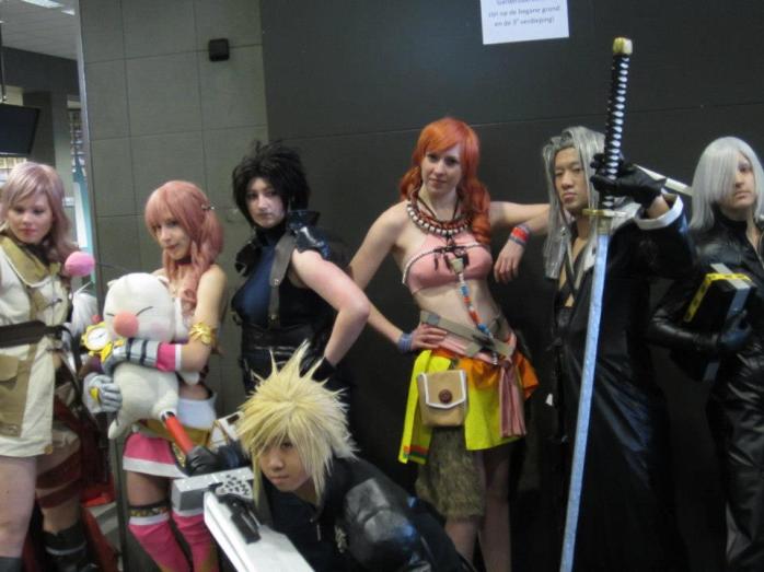 Final Fantasy cosplay group picture, all look really awesome to me!