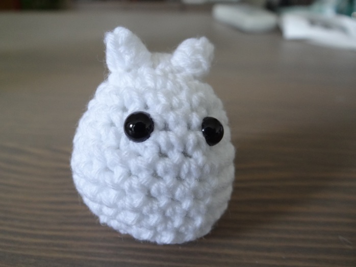 Tiny white Totoro