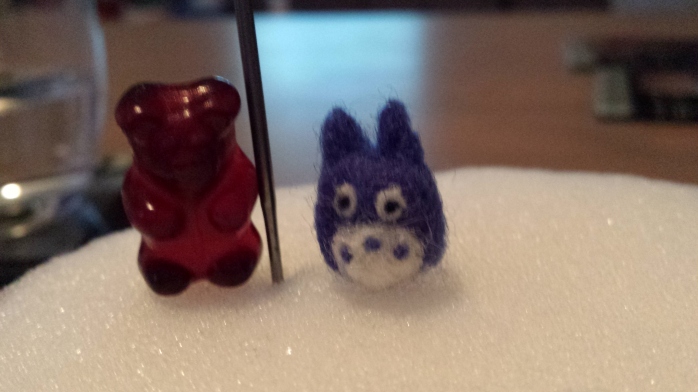 And a teeny, tiny blue Totoro <3