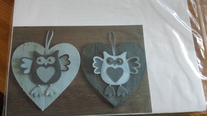 Of course, I couldn't resist to buy a package that lets me make a cute owl out of felt <3